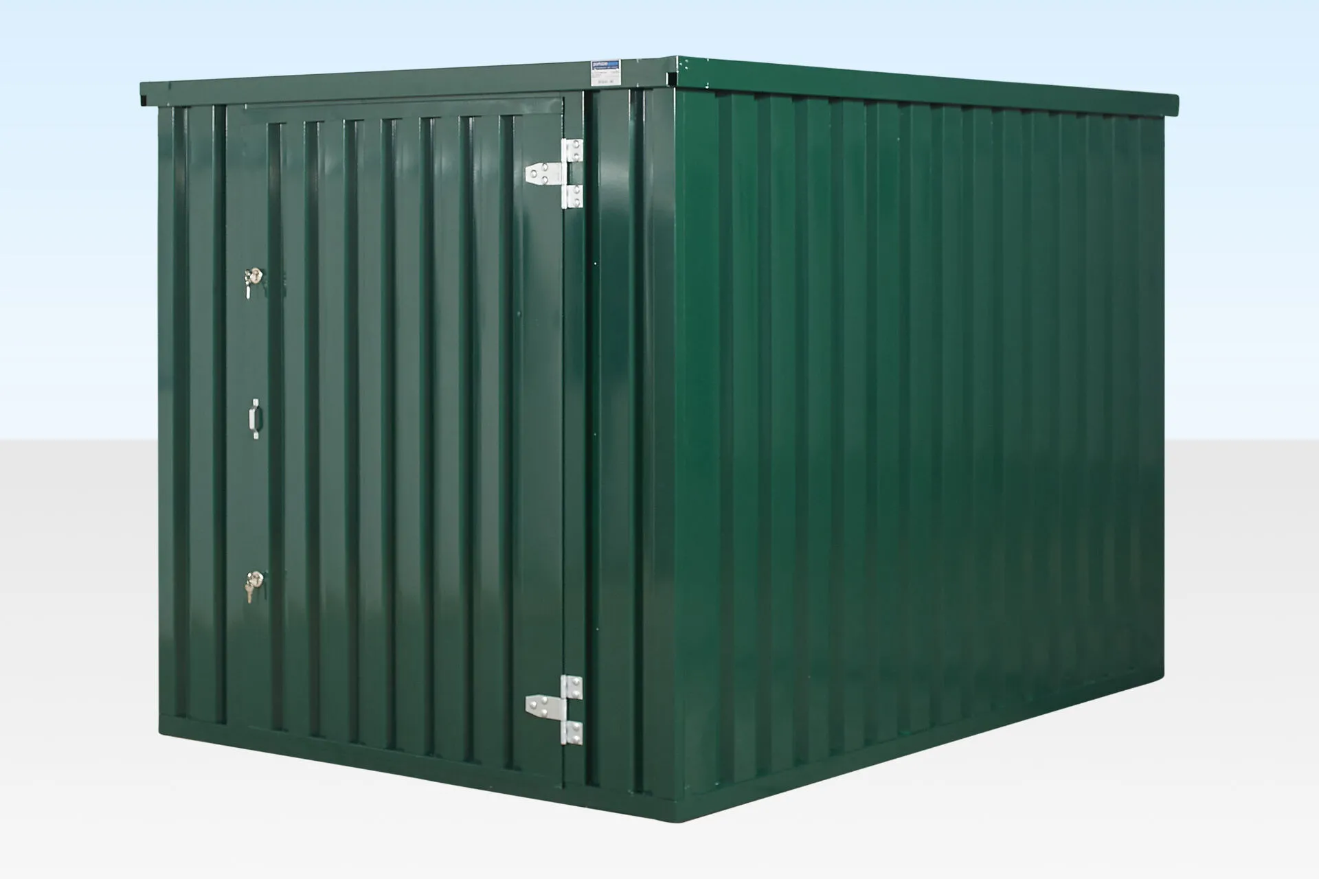 3m x 2.1m Flat Packed Storage Container