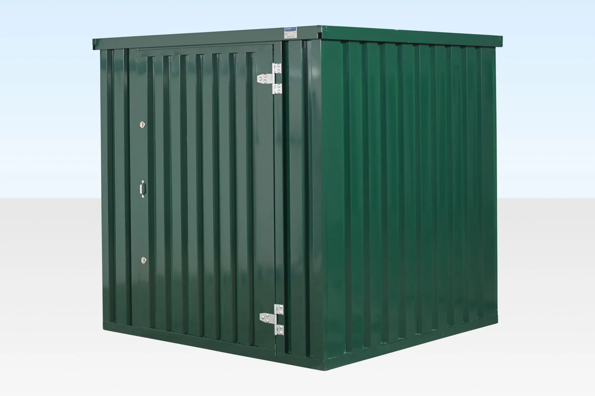 (Powder Coated) Flat Packed Metal Storage Container - Image 3